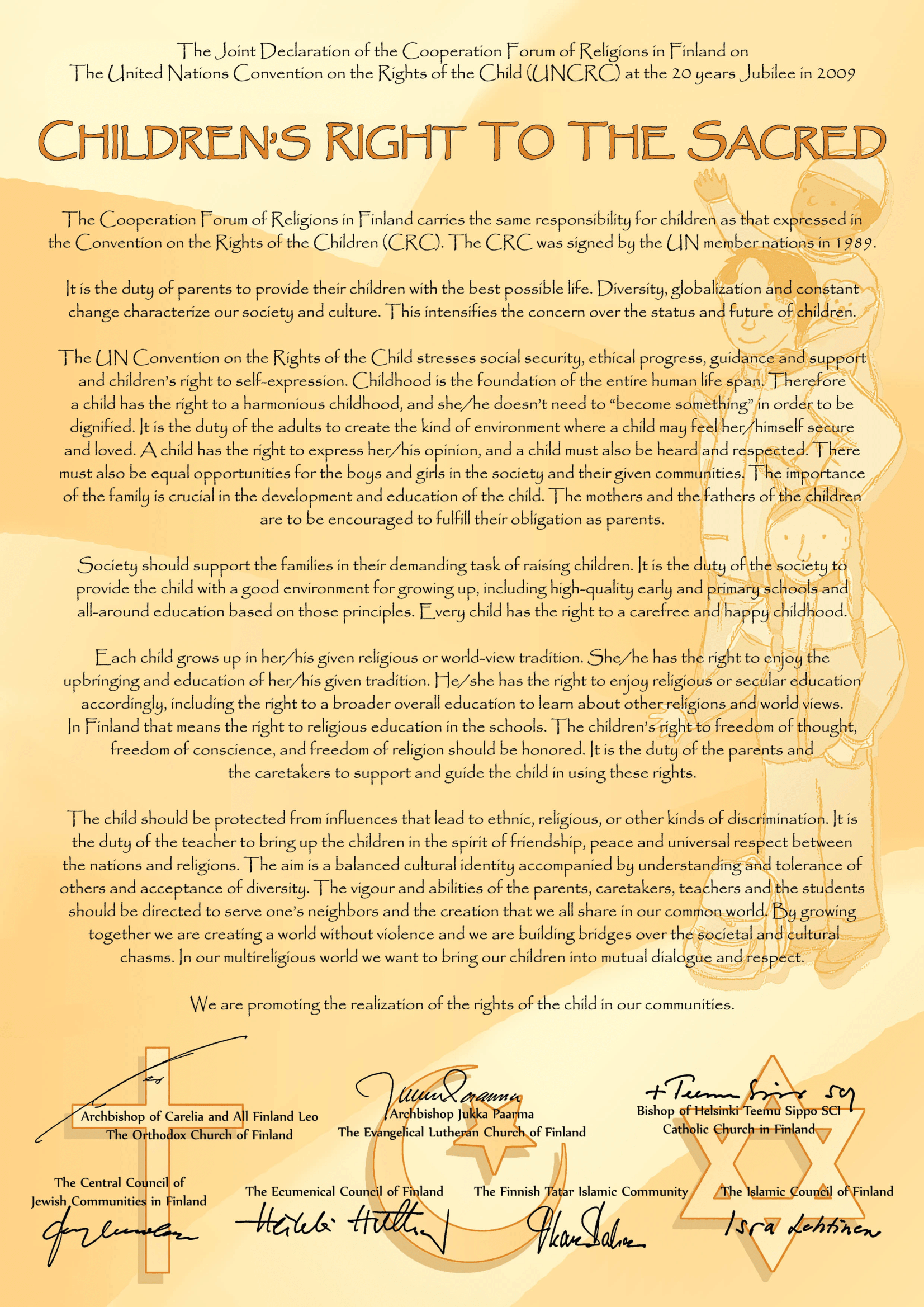 The Joint Declaration of the CORE forum on The United Nations ...