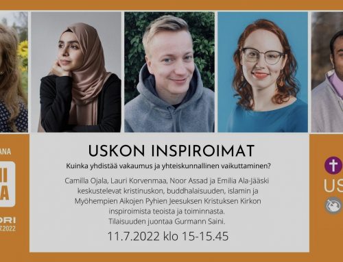 USKOT-foorumi SuomiAreenassa: Uskon inspiroimat – Kuinka yhdistää vakaumus ja yhteiskunnallinen vaikuttaminen?