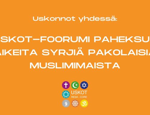 USKOT-foorumi paheksuu aikeita syrjiä pakolaisia muslimimaista