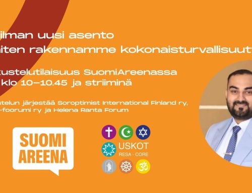 Maailman uusi asento – miten rakennamme kokonaisturvallisuutta?