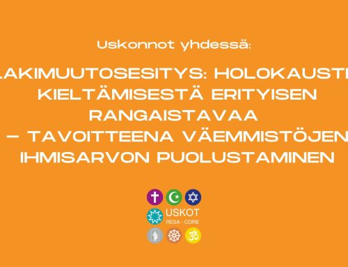 Lakimuutosesitys: Holokaustin kieltämisestä erityisen rangaistavaa – tavoitteena vähemmistöjen ihmisarvon puolustaminen