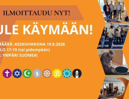 Tule käymään – uskontojen avoimet ovet 19.8.2026